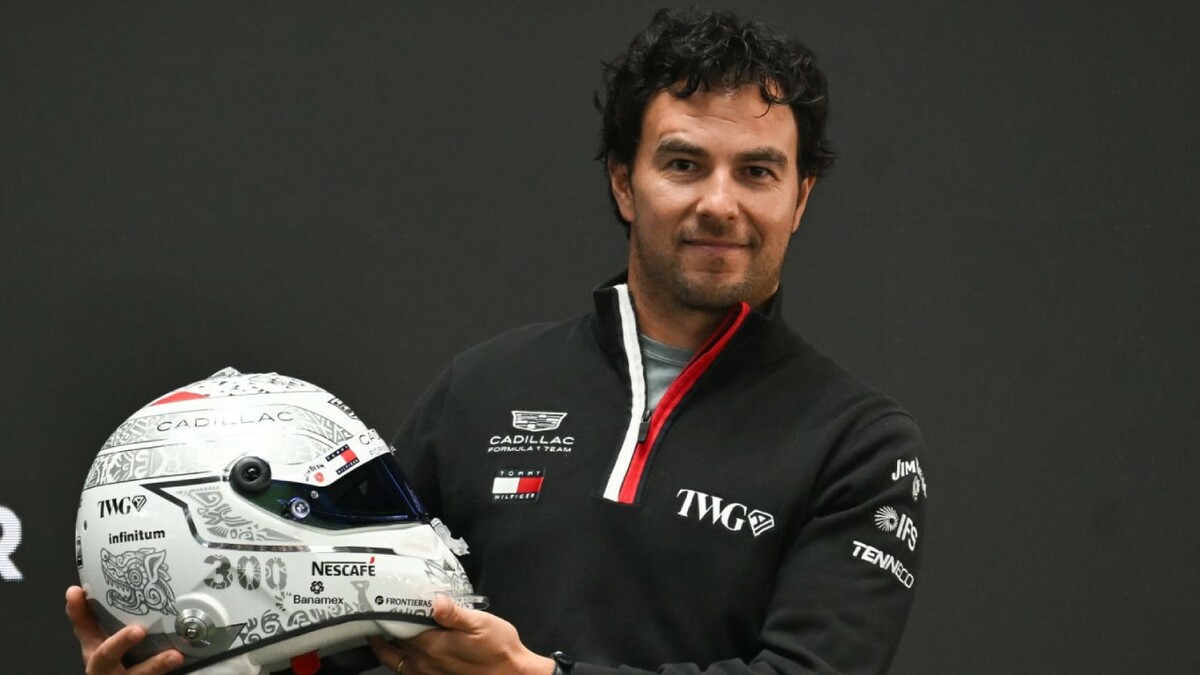Checo Pérez portará un casco especial en el GP de México 2026 (FOTO: Daniel Augusto)