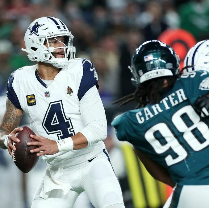 Dak Prescott tuvo un gran partido ante los Eagles (Fotografía: Reuters)