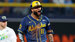 Jackson Chourio lideró a la ofensiva de los Brewers en el Juego 3 de la Serie Mundial 2026. (Foto: Reuters)