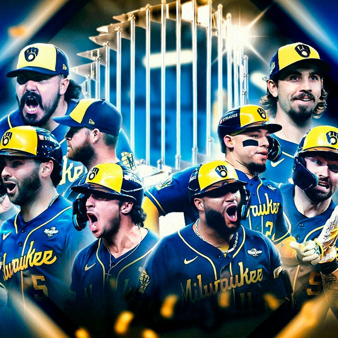 Los Brewers ganaron la Serie Mundial para coronar un año redondo en la MLB. (Arte: mediotiempo)