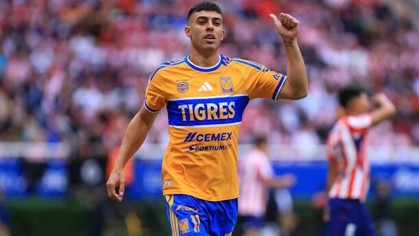 Brunetta es uno de los jugadores a seguir en Tigres (Imago7)