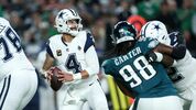 Dak Prescott tuvo un gran partido ante los Eagles (Fotografía: Reuters)