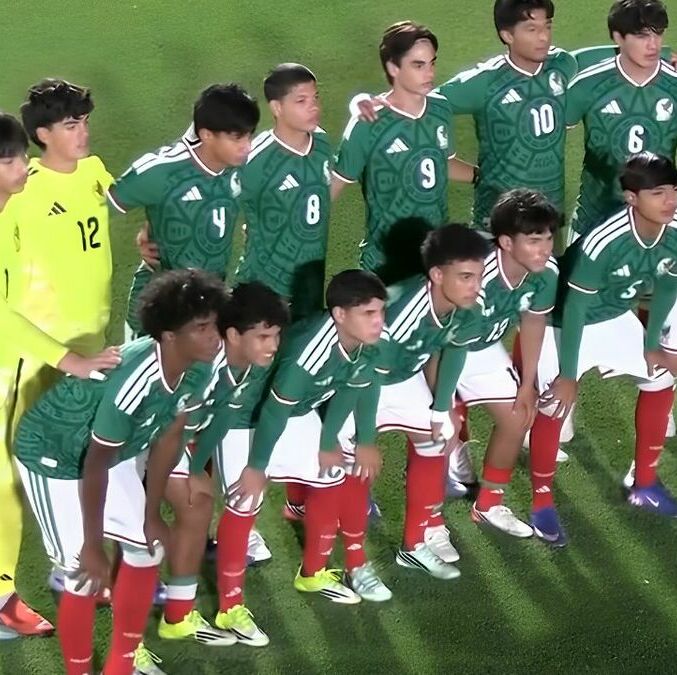 México terminó su participación en la Copa Mundial y Festival sub 15 de la FIFA Azerbaiyán 2026 / FOTO: Captura DAZN