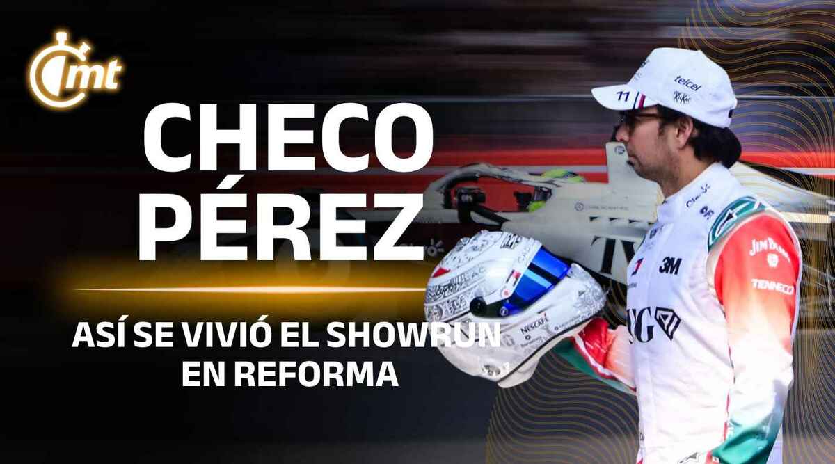Así se vivió el Showrun de Checo Pérez en México: La FIESTA de la F1 en CDMX