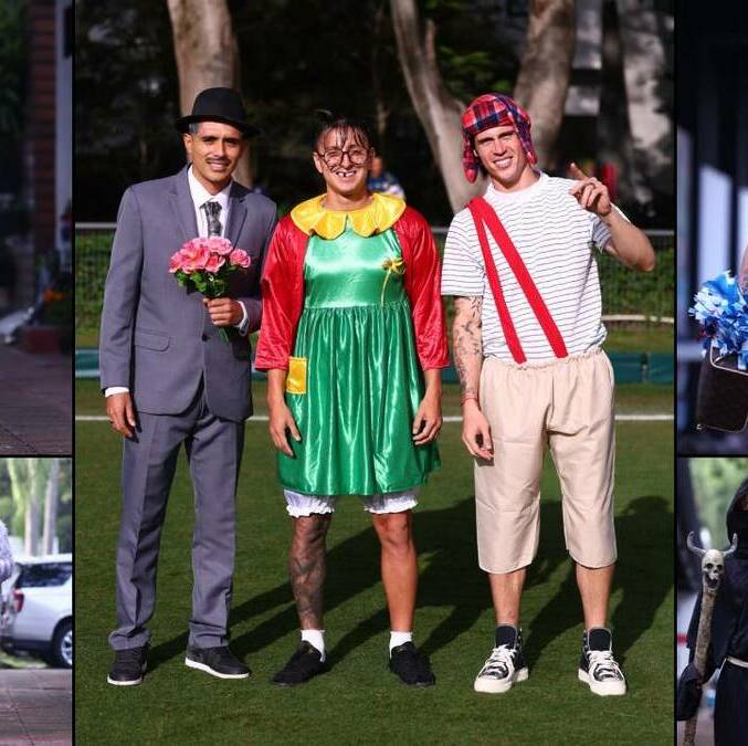 Así aparecieron algunos de los jugadores de las Chivas en Verde Valle. FOTOS: @Chivas