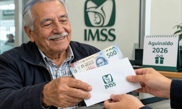 Atención pensionados: esta es la fecha para cobrar el aguinaldo del IMSS 2026. (ChatGPT).