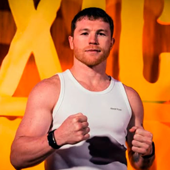 Canelo Álvarez, listo para su pelea ante Mbilli. (Foto: Turli Al-Sheikh)