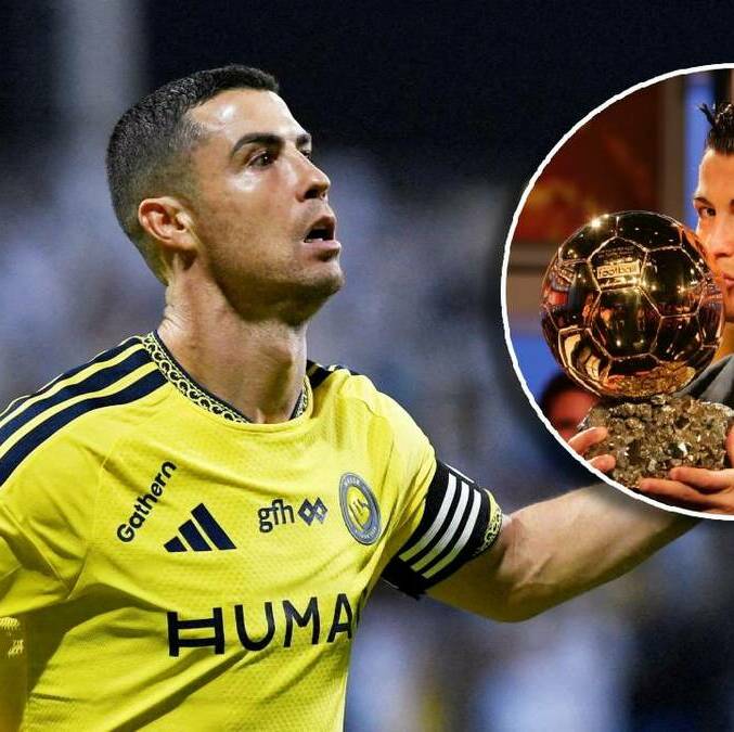 Cristiano Ronaldo fue elegido como el mejor Balón de Oro de Todos los Tiempos. FOTOS: Reuters / @fabriziorom