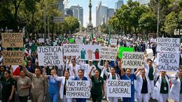 Habrá nueva Megamarcha del IMSS en CDMX este 30 de octubre (Imagen creada con IA)