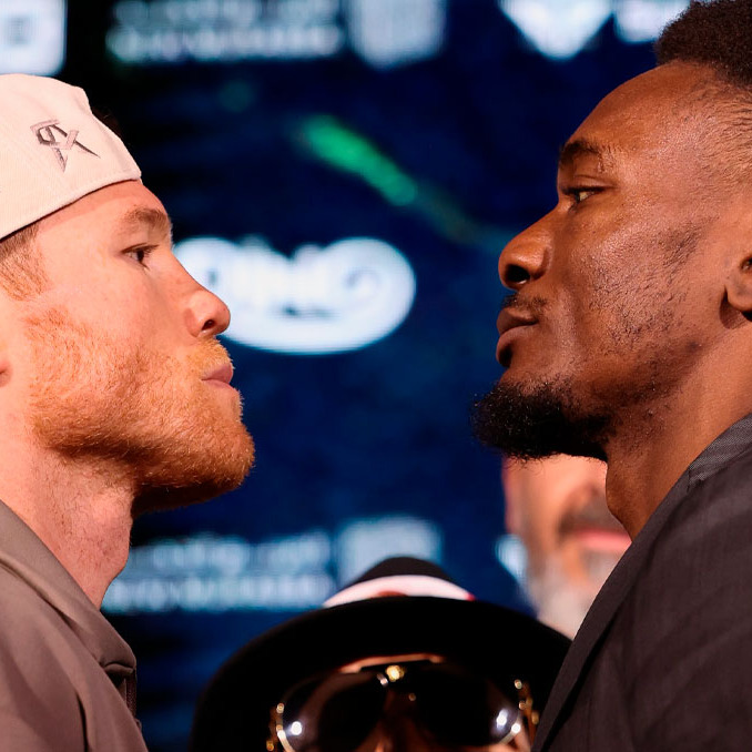 Canelo Álvarez y Christian Mbilli libraron la báscula. (Foto: Instagram canelo)