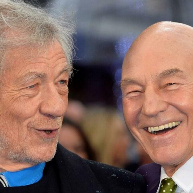 Ian McKellen y Patrick Stewart (Reuters)